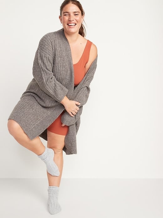Old Navy Slouchy Rib-Knit Long-Line 
