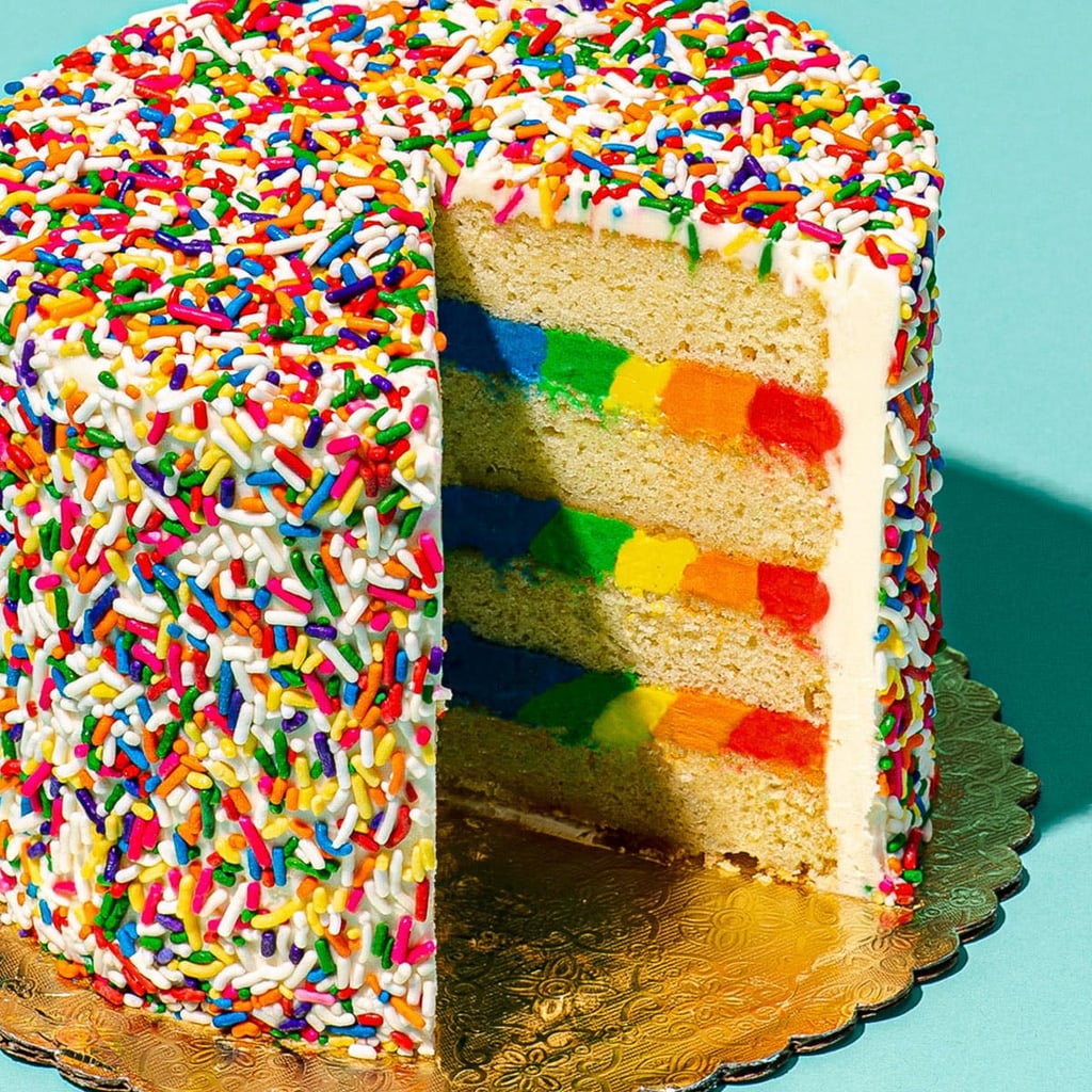Over the Rainbow Cakes Golden Butter 4-Layer Rainbow Cake