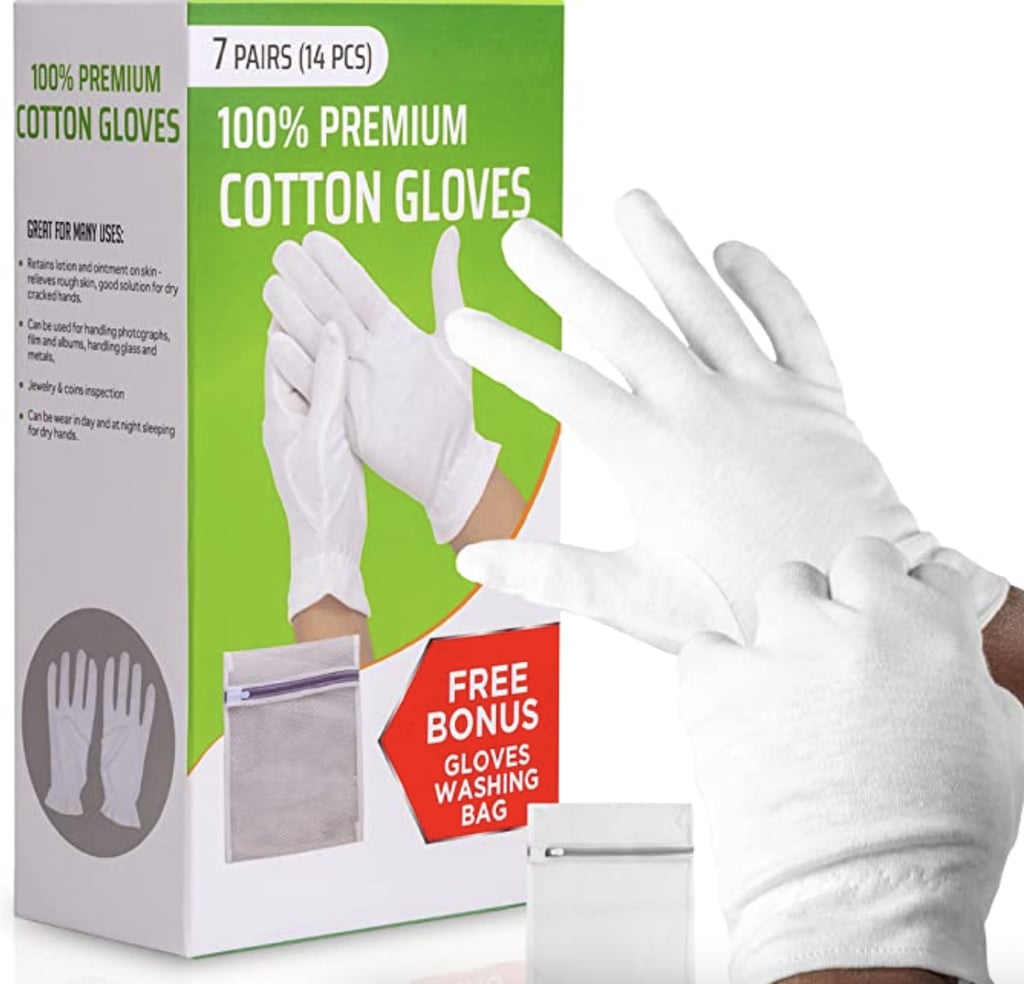 Gaxcoo White Cotton Gloves
