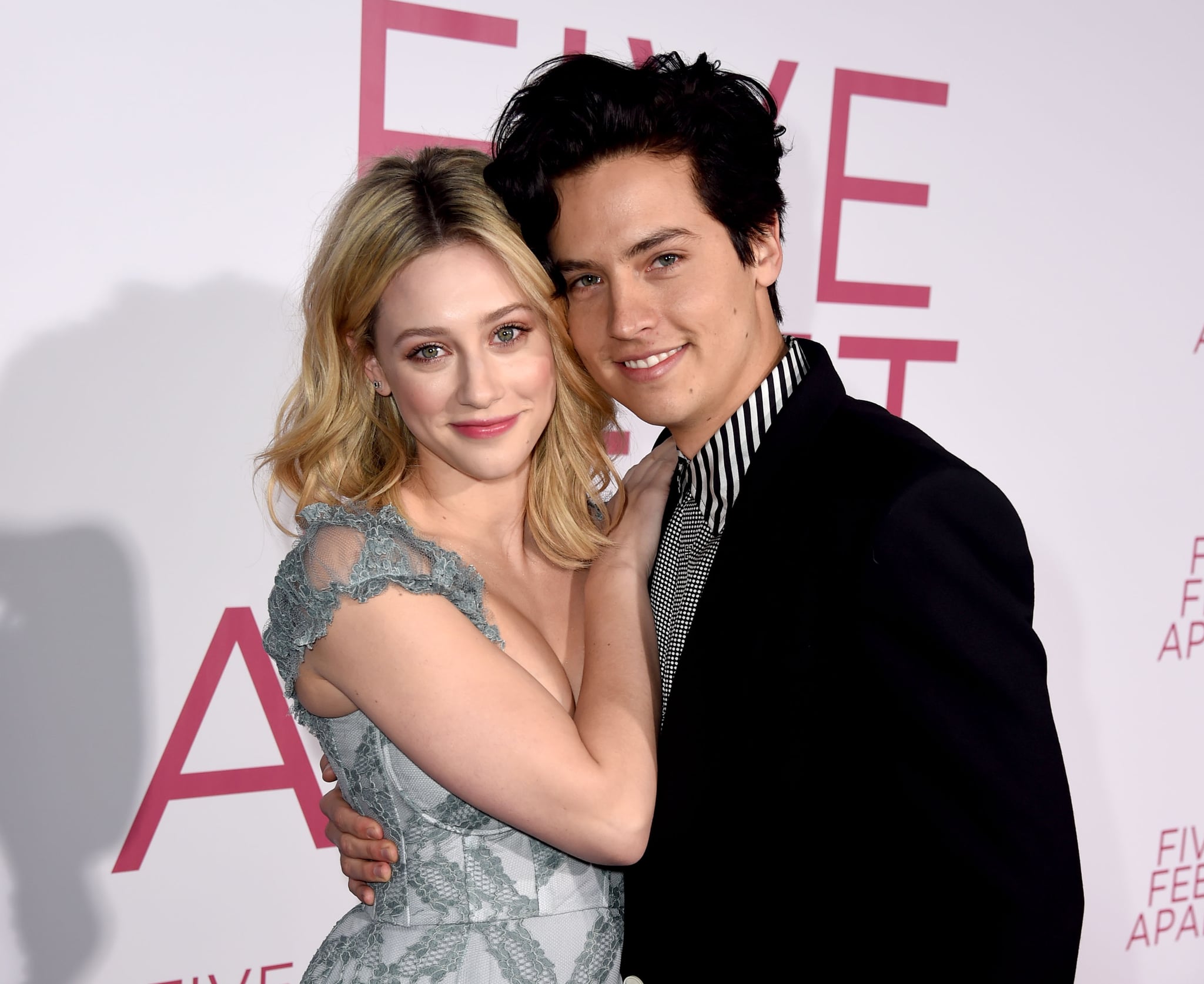 LOS ANGELES, CALIFORNIA - MARCH 07: Lili Reinhart (L) and Cole Sprouse arrive at the premiere of CBS Films' 