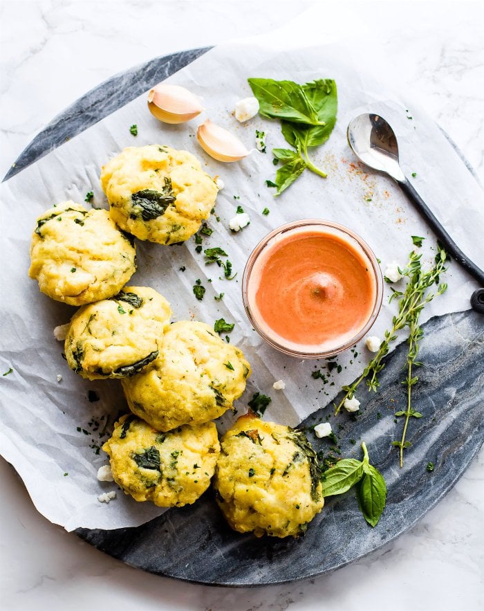 Garlic Herb Oven-Baked Paleo Cod Cakes