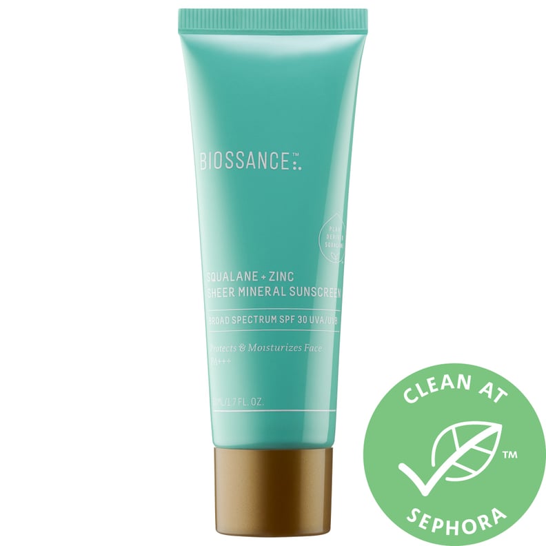 Biossance Squalane + Zinc Sheer Mineral Sunscreen SPF 30