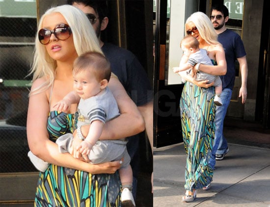 Photos of Christina Aguilera With Her Son Max Bratman in NYC Photos of Christina Aguilera With Her Son Max Bratman in NYC