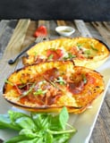 Spaghetti Squash Pizza Boats Recipe