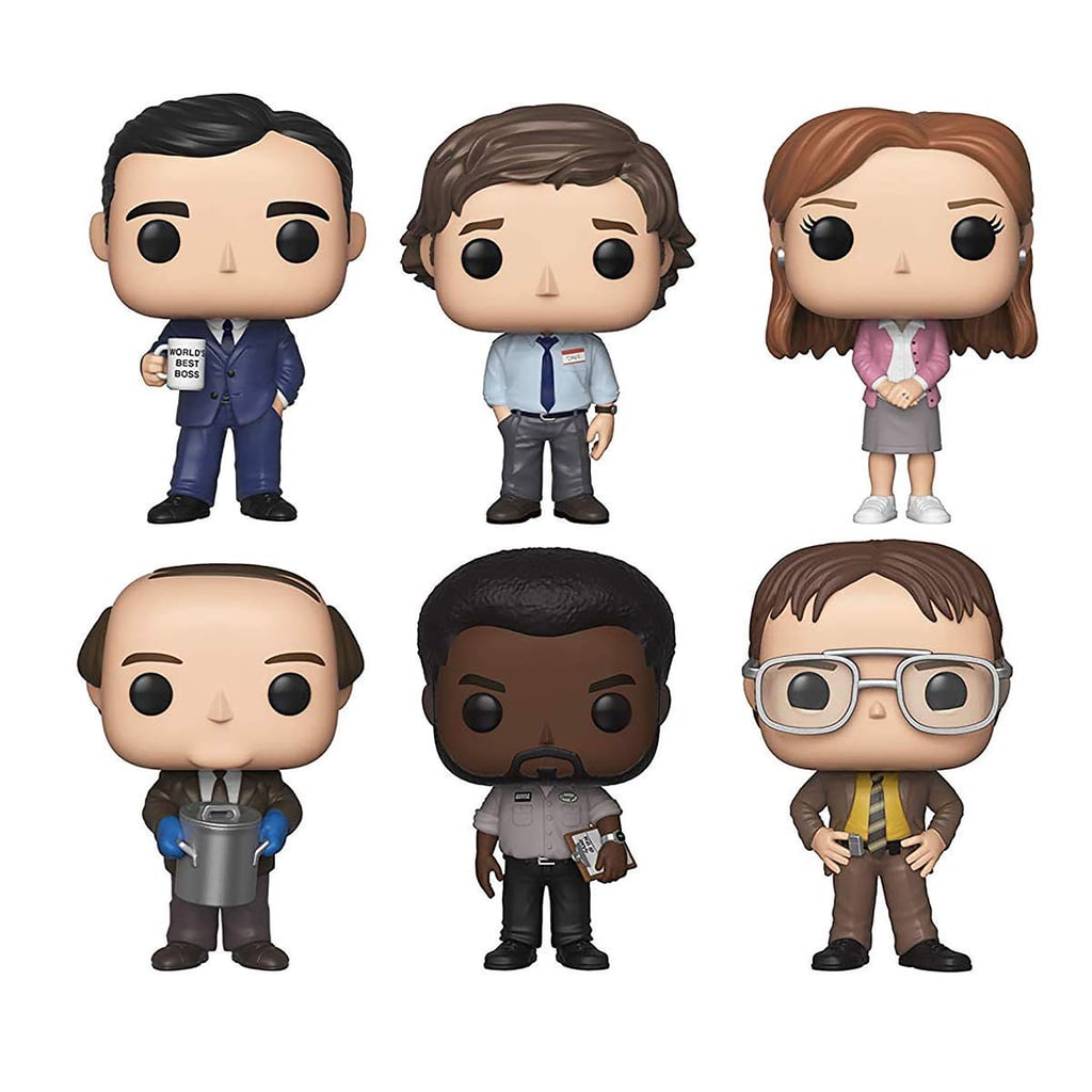 Funko Pop! The Office Bundle of 6: Jim Halpert, Michael Scott, Pam Beesly, Dwight Schrute, Darryl Philbin, Kevin Malone