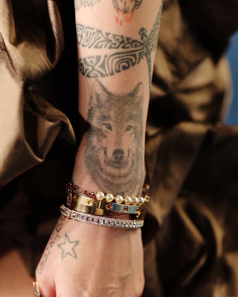 Paris Jackson's Wolf Arm Tattoo