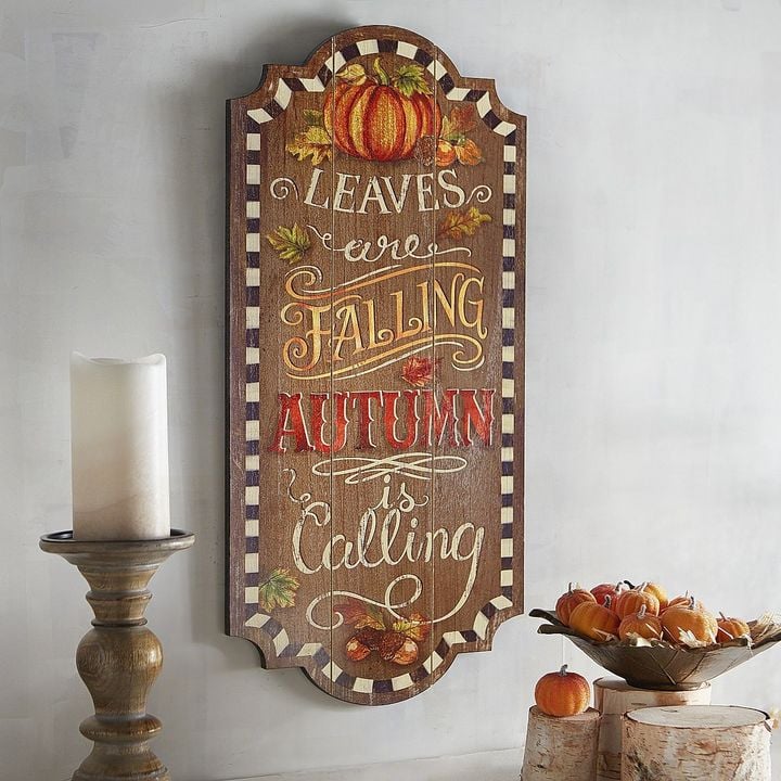 Pier 1 Imports Leaves Are Falling Wall Decor