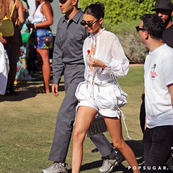 Kendall Jenner Glitter Heels Coachella 2019