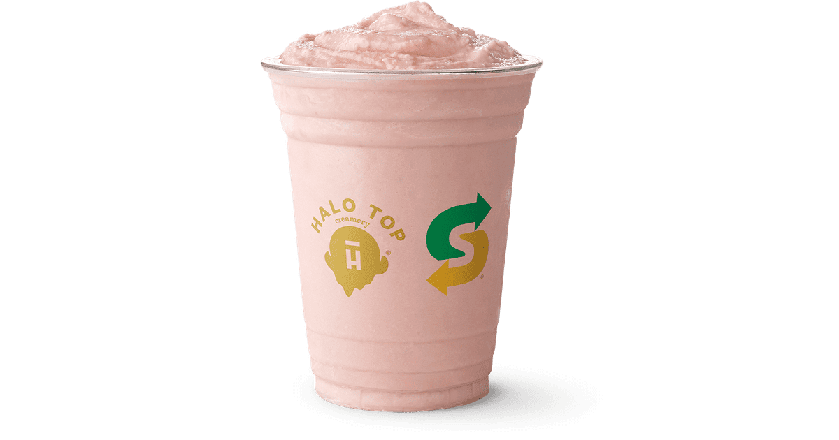 Halo Top HandSpun Strawberry Milkshake Subway Halo Top Milkshake