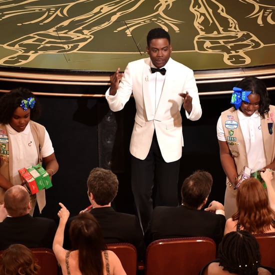 Chris Rock Sells Girl Scout Cookies at Oscars