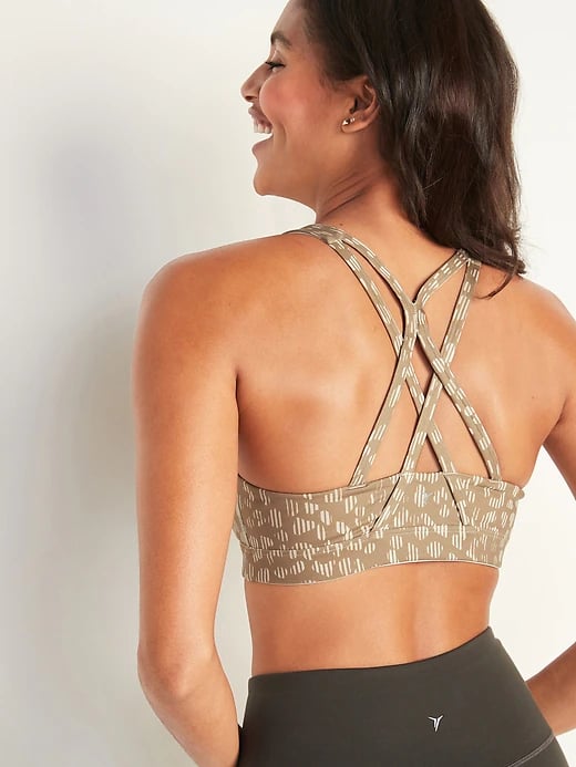 Old Navy Medium Support Strappy Sports Bra, The Top 50 Things We Found on  Sale at Old Navy This Week, From $5 Tanks to $15 Jeans