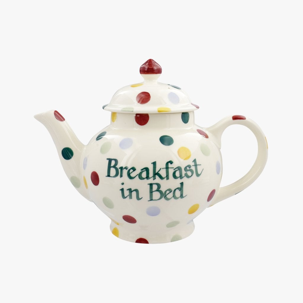 Emma Bridgewater Personalised Polka Dot 4 Mug Teapot