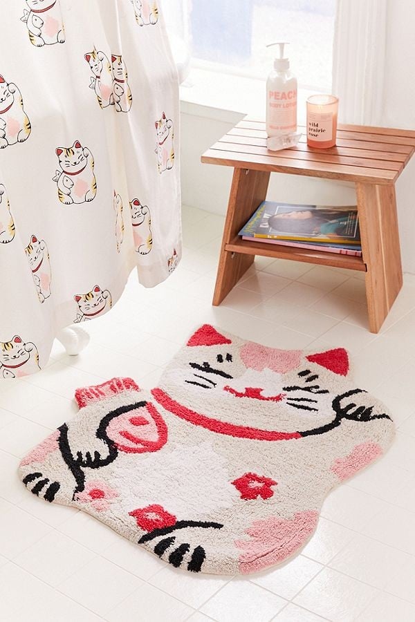 Urban outfitters sales lucky cat pillow