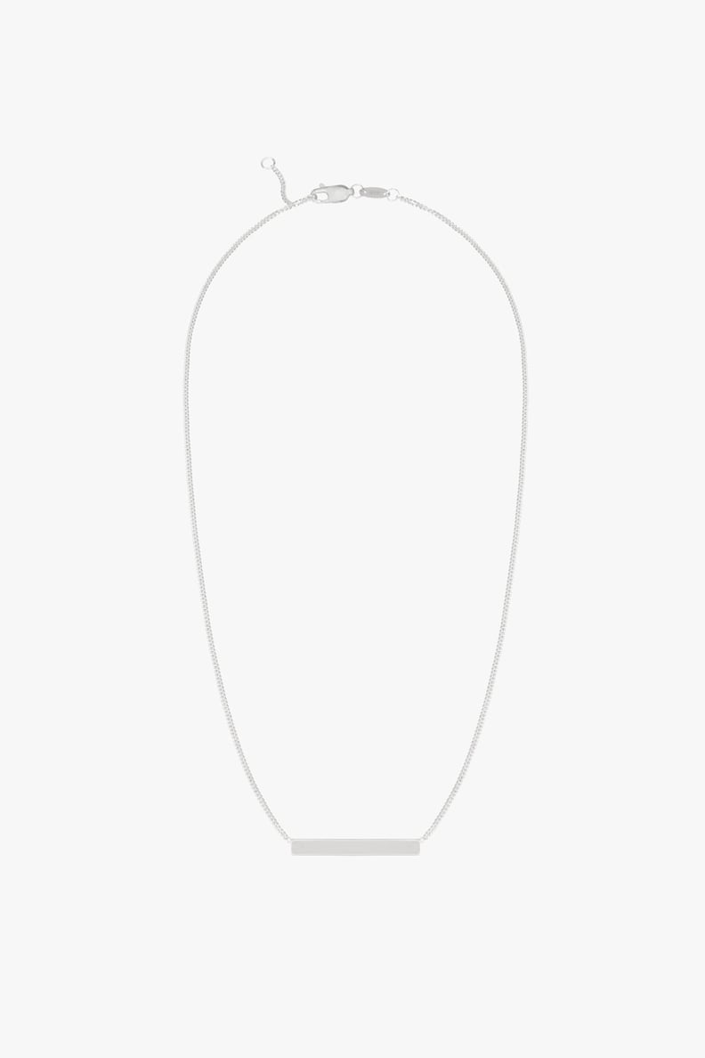 A Classic Necklace: Kaia x Zara Plaque Necklace