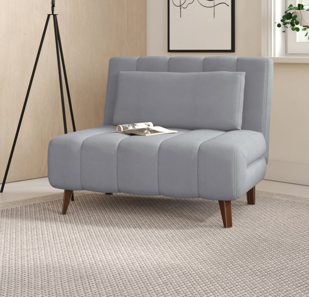 New London 40.55'' Wide Tufted Polyester Convertible Chair