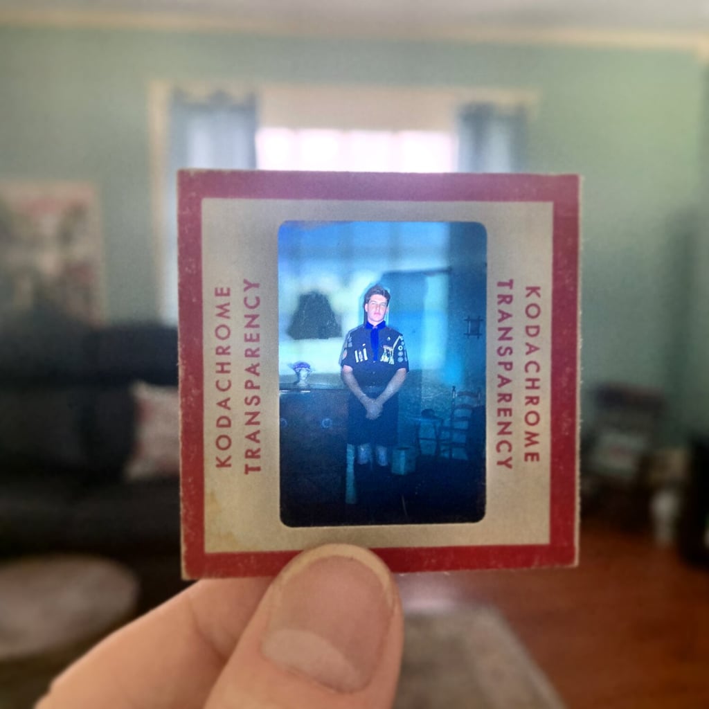 Photographer Uses Dad's Slides in a Photo Tribute to Parents