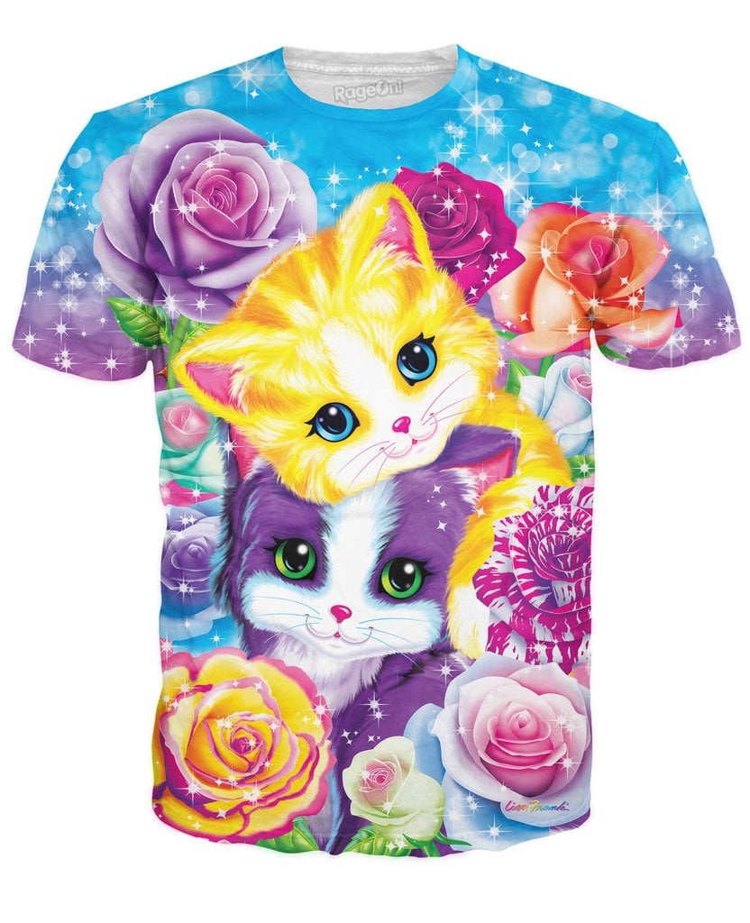 Kitten Roses T-Shirt ($35) | Lisa Frank Gifts For Adults | POPSUGAR ...