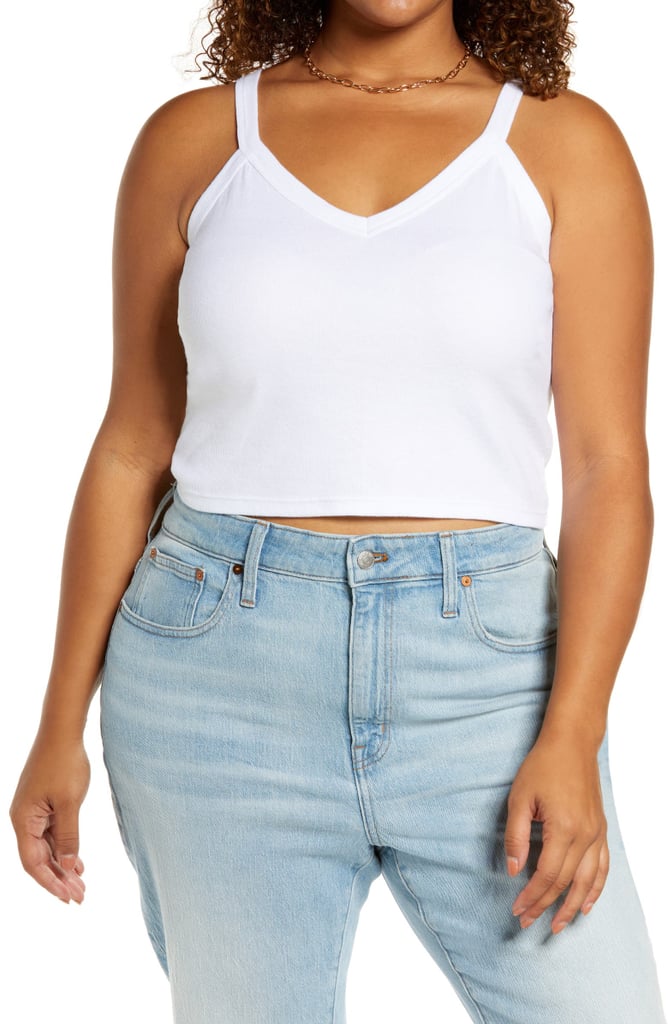 For an Everyday White Top: BP. V-Neck Rib Camisole