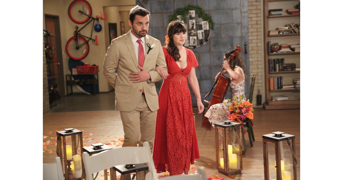New Girl Schmidt and Cece's Wedding Pictures POPSUGAR
