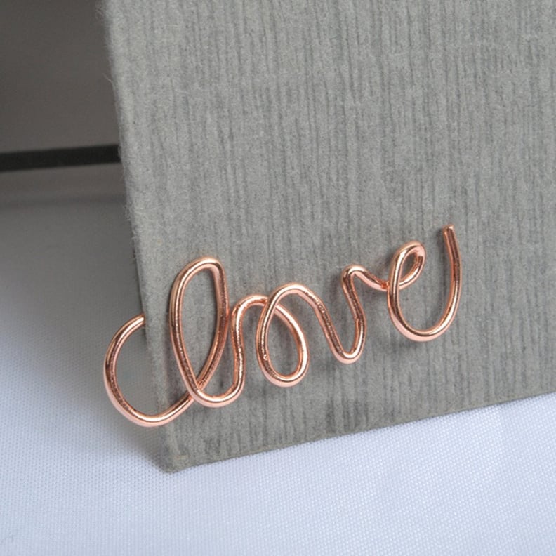 Rose Gold Clip Bookmarks