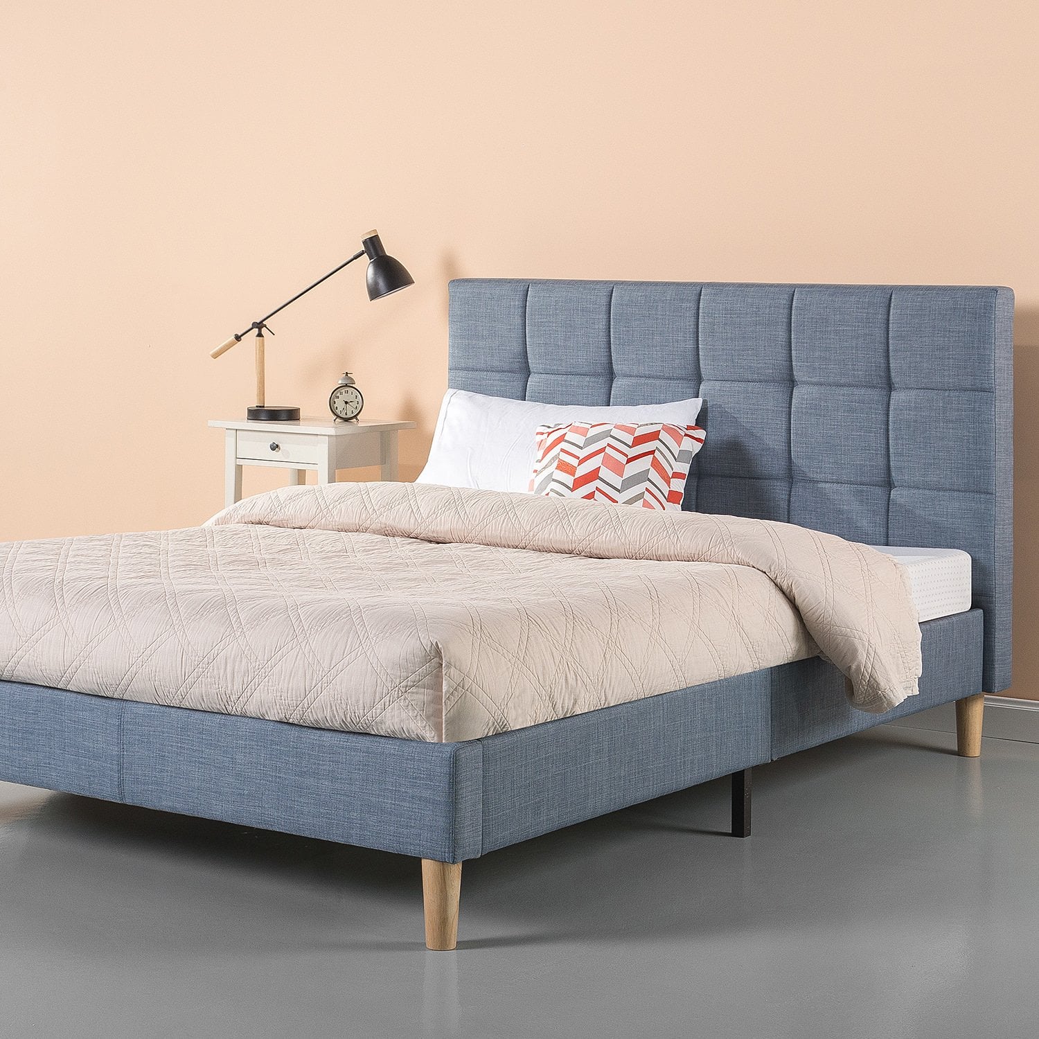 Zinus discount lottie upholstered