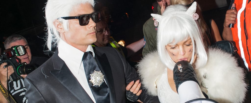 Fergie and Josh Duhamel Karl Lagerfeld Halloween Costume