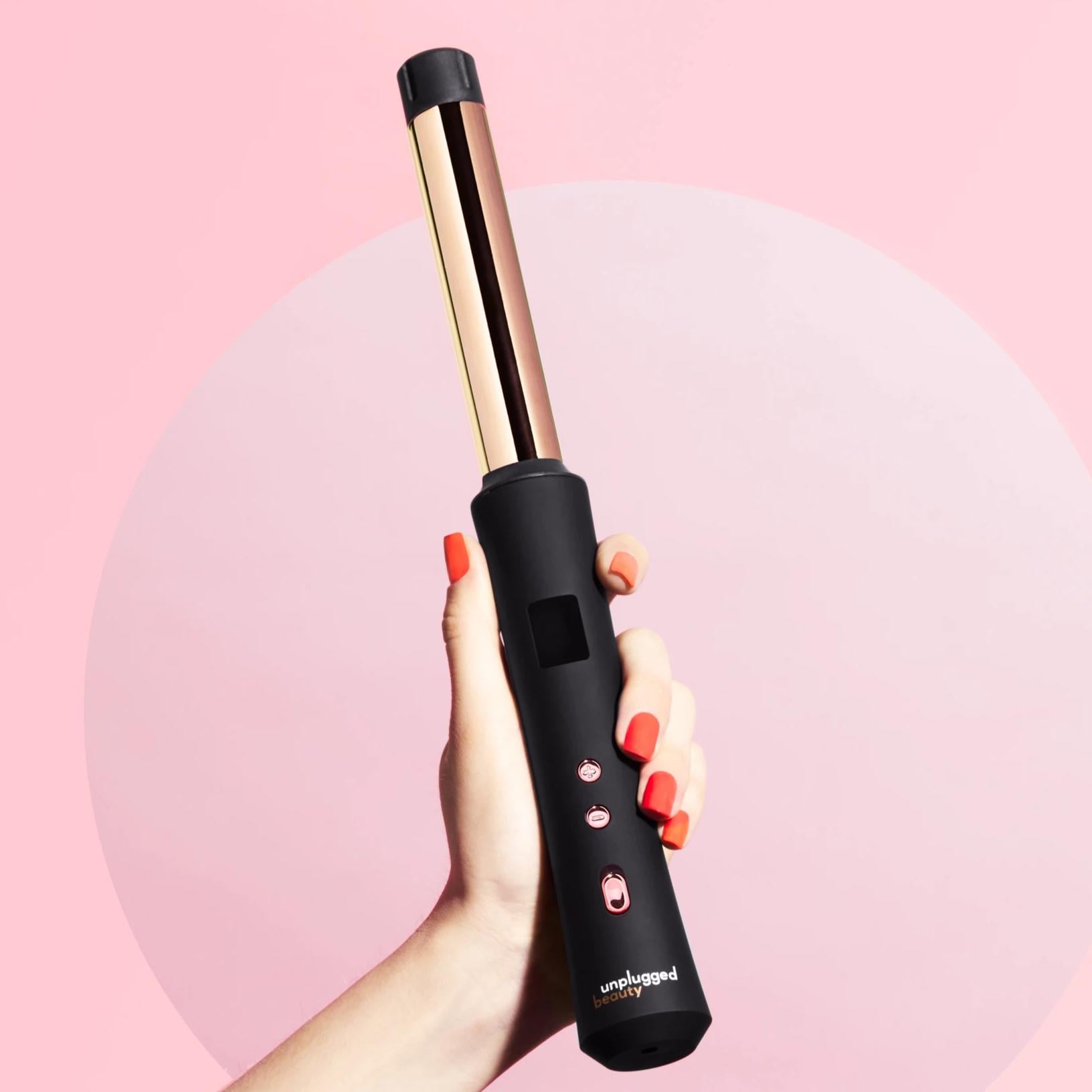 Unplugged Cordless Rose Gold Curling Iron Review POPSUGAR