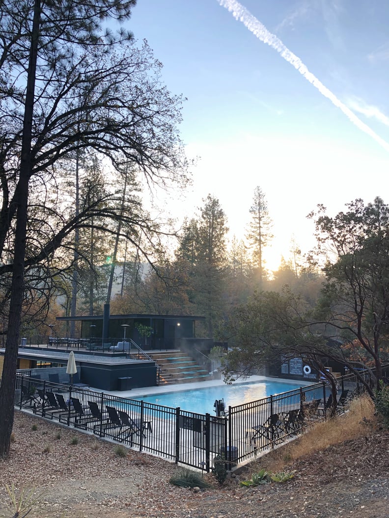 The Steam Coming Off the Heated Pool Is Pure Bliss