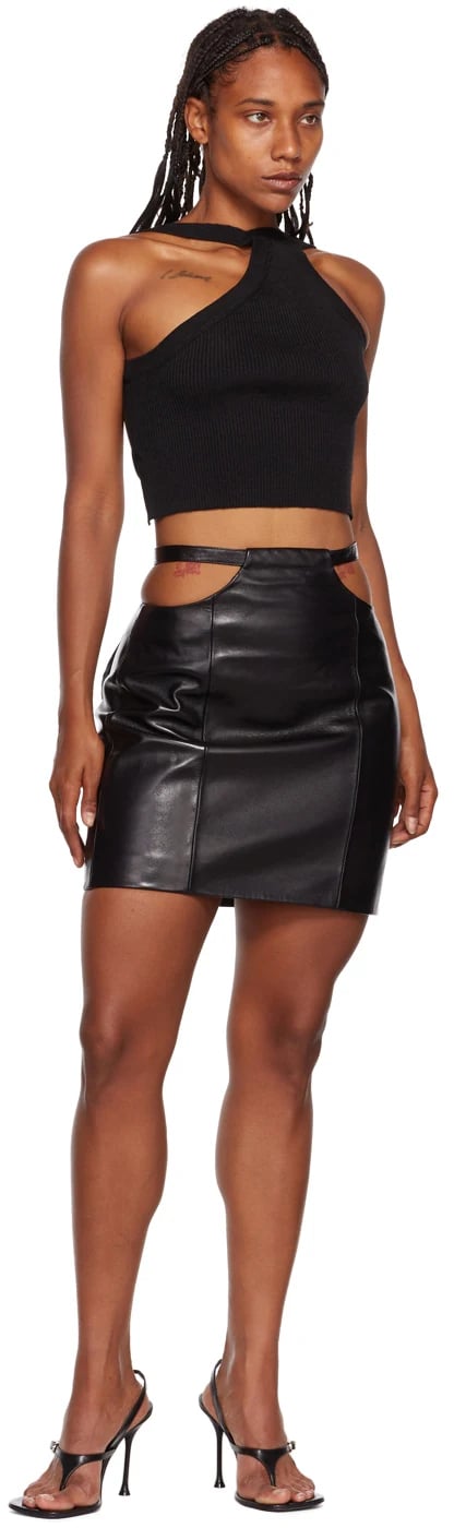 The Mannei Black Livorno Miniskirt