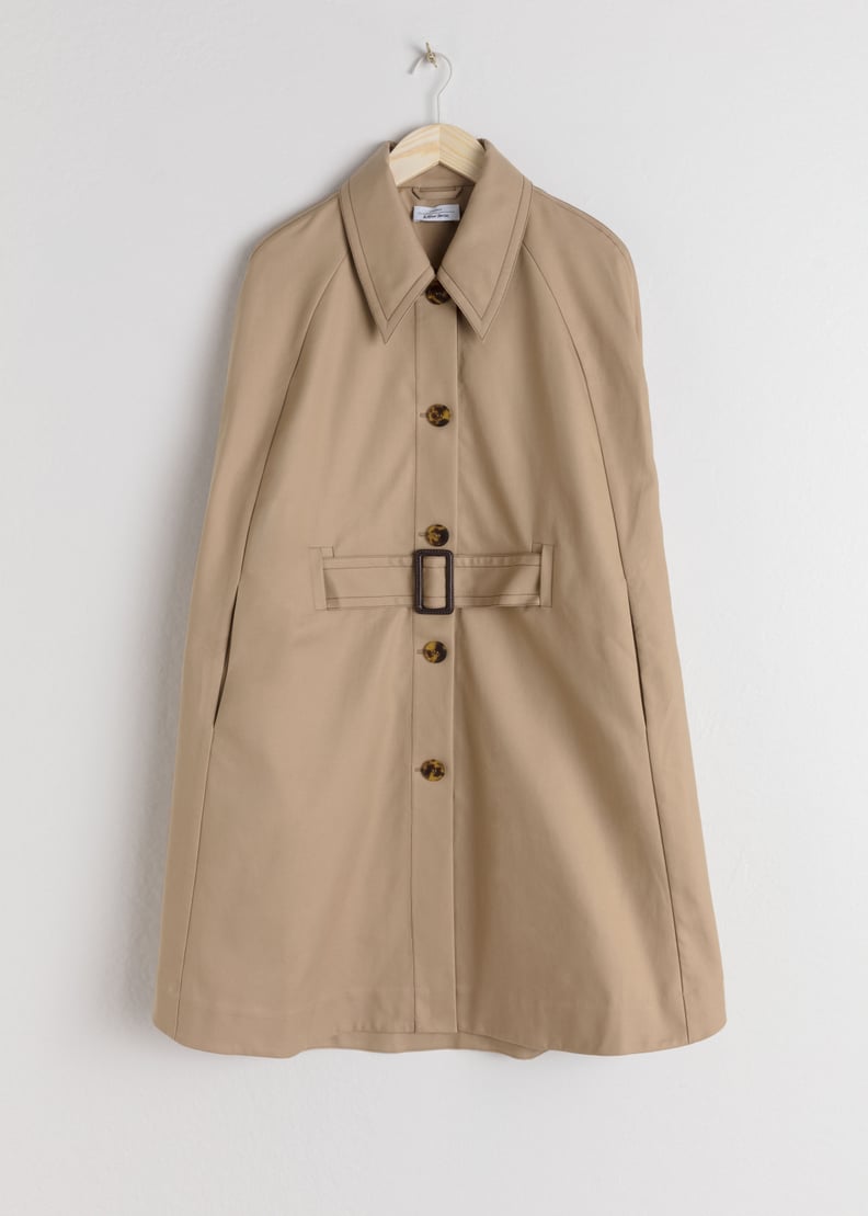 & Other Stories Belted Trench Cape