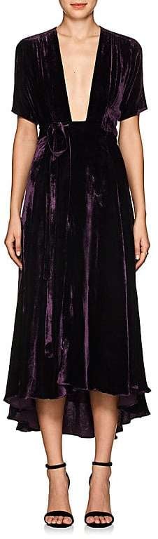 Azeeza Women's Wagner Velvet Wrap Dress