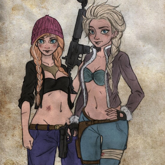 Walking Dead Disney Art