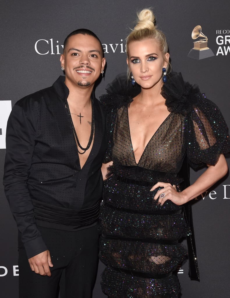 Evan Ross and Ashlee Simpson