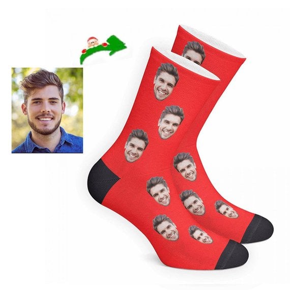 Custom Photo Socks | The Best Secret Santa Gifts For Men in 2021 ...