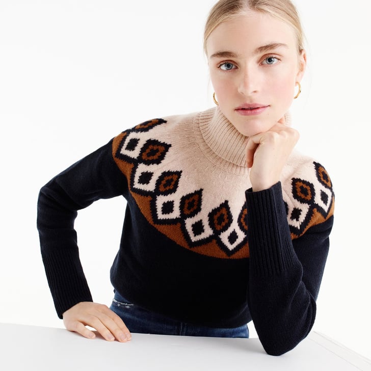 Jcrew Fair Isle Turtleneck Sweater Best Sweaters For Women Popsugar Fashion Photo 16