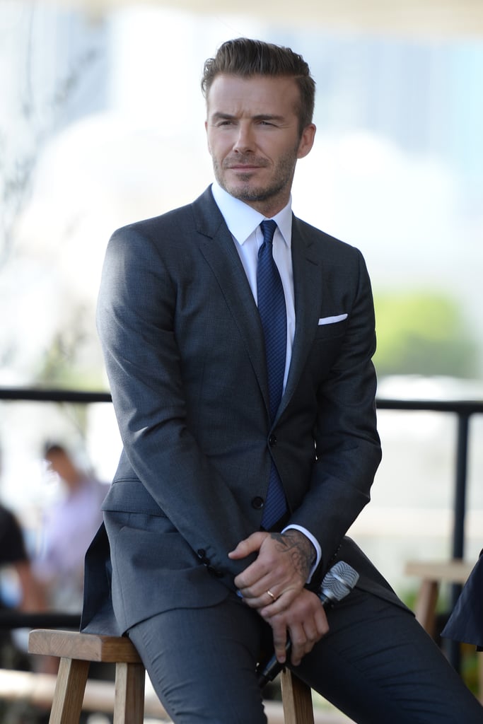 On Wednesday, David Beckham looked sharp when he announced that he will be launching a Major League Soccer team in Miami.
