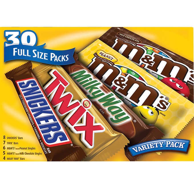 Mars Chocolates Variety Pack ($21)