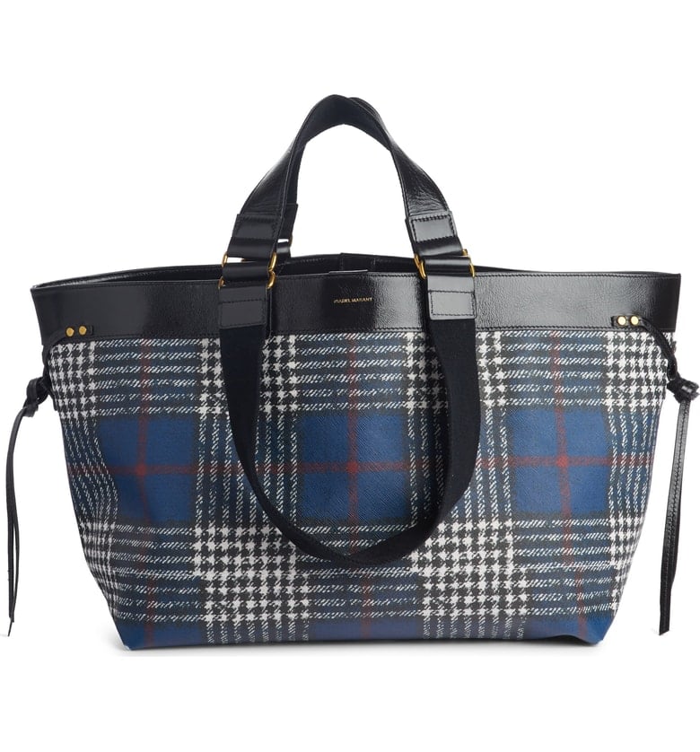 Isabel Marant Wardy Plaid Tote