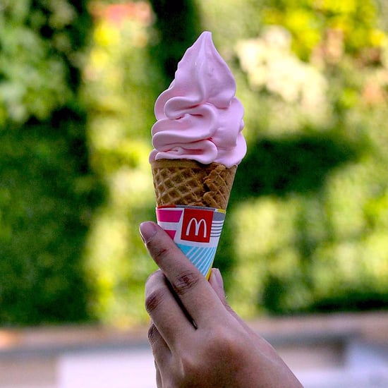 McDonald's Lychee Soft Serve Ice Cream