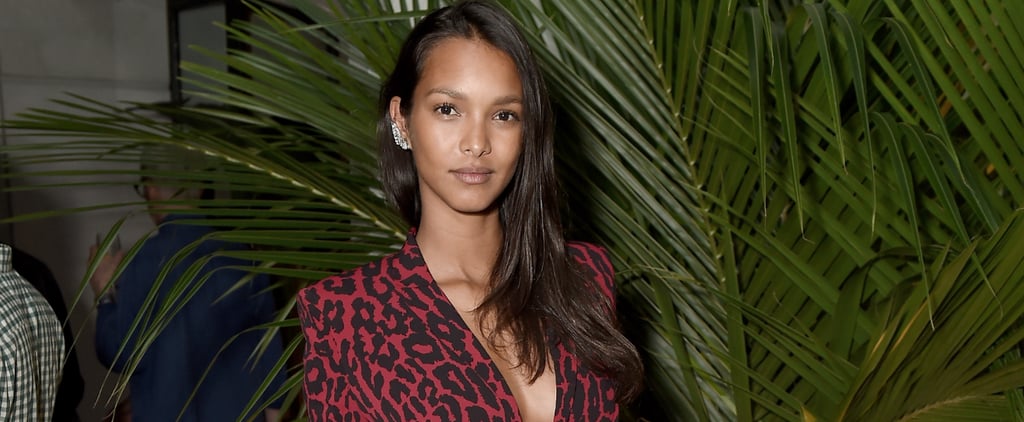 Lais Ribeiro's Leopard-Print Dress July 2016