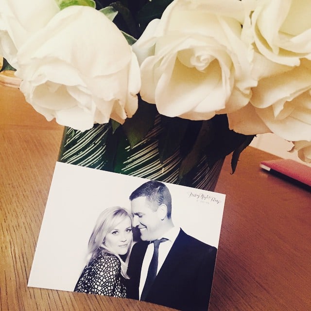 Reese shared this cute photo and described Jim as her favorite red carpet date.