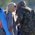 Heidi Klum and Seal Share a Kiss at Their Son's Football Game