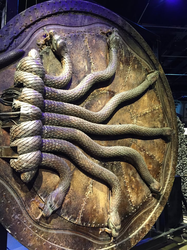 The door to the Chamber of Secrets is on display, and the ...