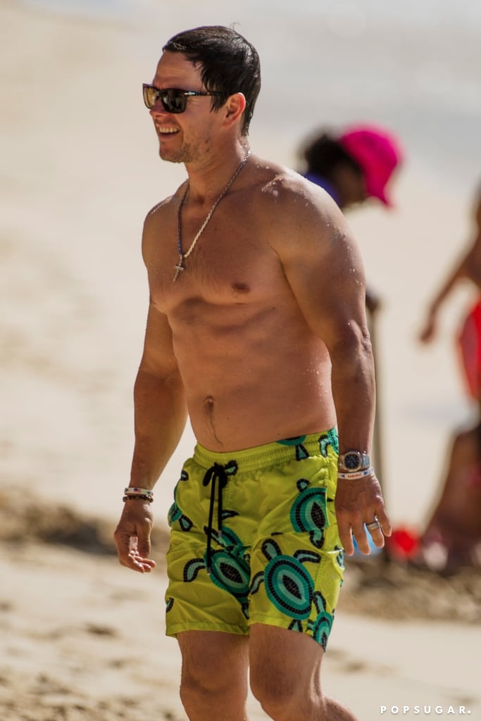 Mark Wahlberg Shirtless in Barbados Pictures December 2018