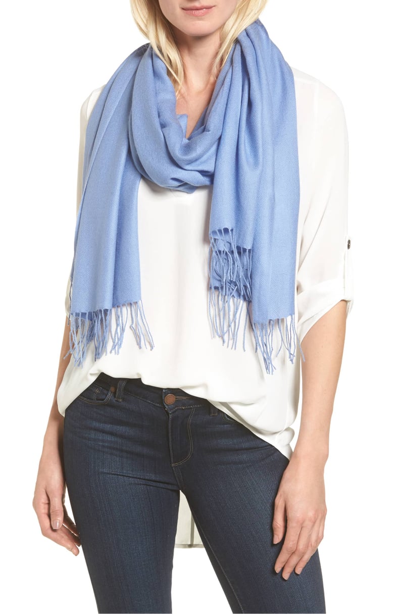 Nordstrom Tissue Weight Wool & Cashmere Scarf