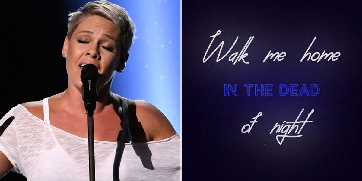 Pink's "Walk Me Home" Song POPSUGAR Entertainment
