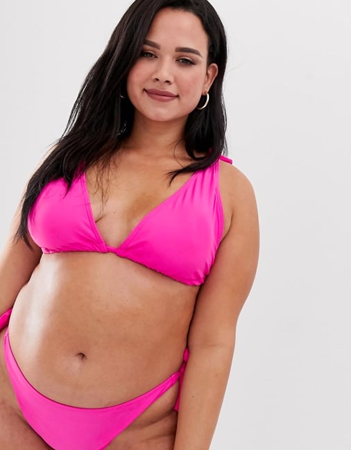 South Beach Curve High Leg Bikini in Pink