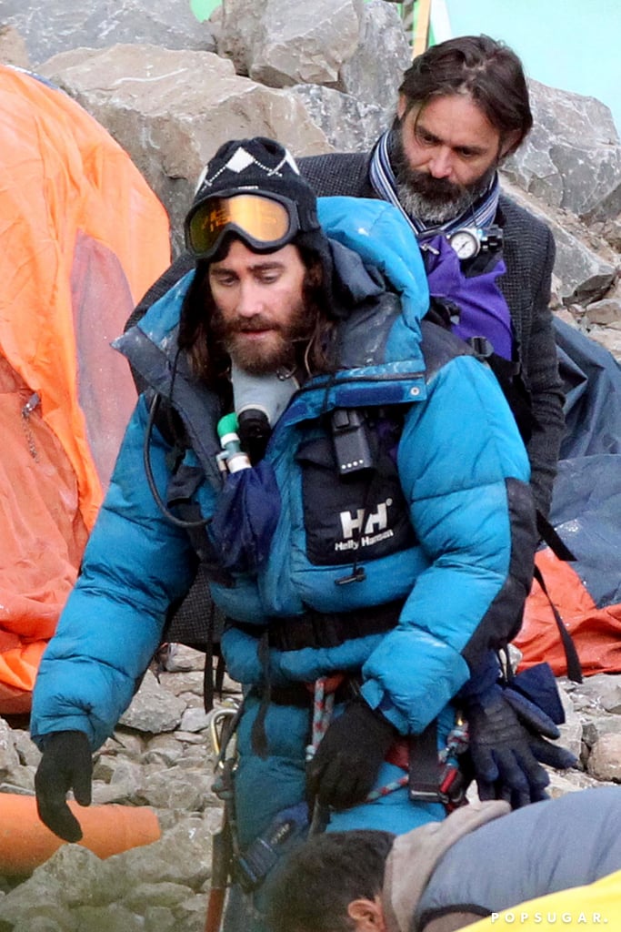 Jake Gyllenhaal revealed a transformation of his own as he grew quite a beard and longer hair for his new film, Everest.
