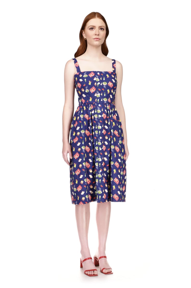 HVN Laura Cotton Dress (Breakfast Pattern)