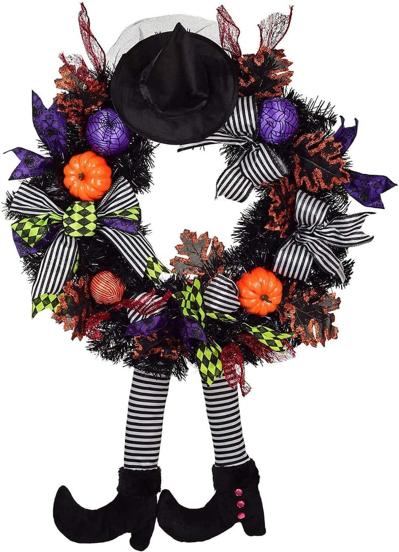Kcoto Witch Halloween Wreath